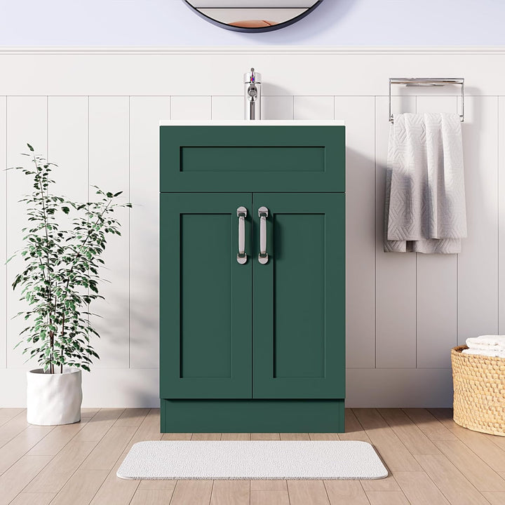 500mm Green Vanity Unit