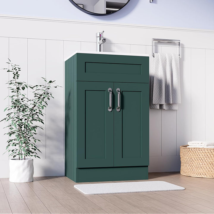 500mm Green Vanity Unit