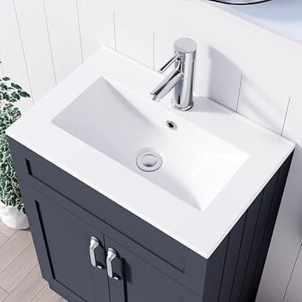 600mm Light Grey Vanity Unit